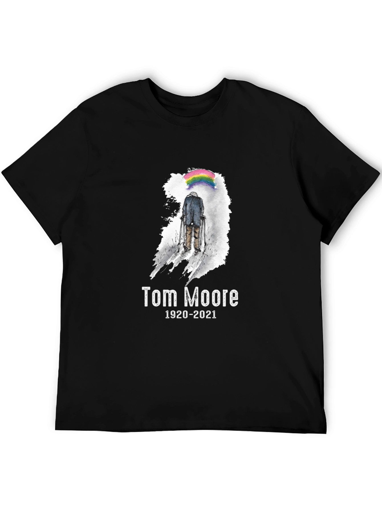 Tom Moore Memorial Black T-Shirt