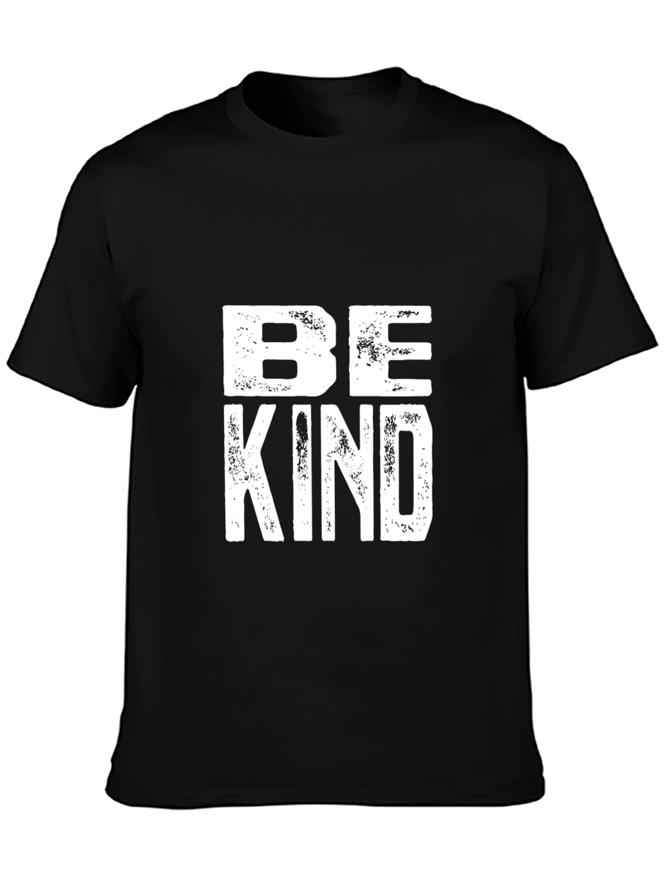 Be Kind Graphic Tee - Black Cotton Blend