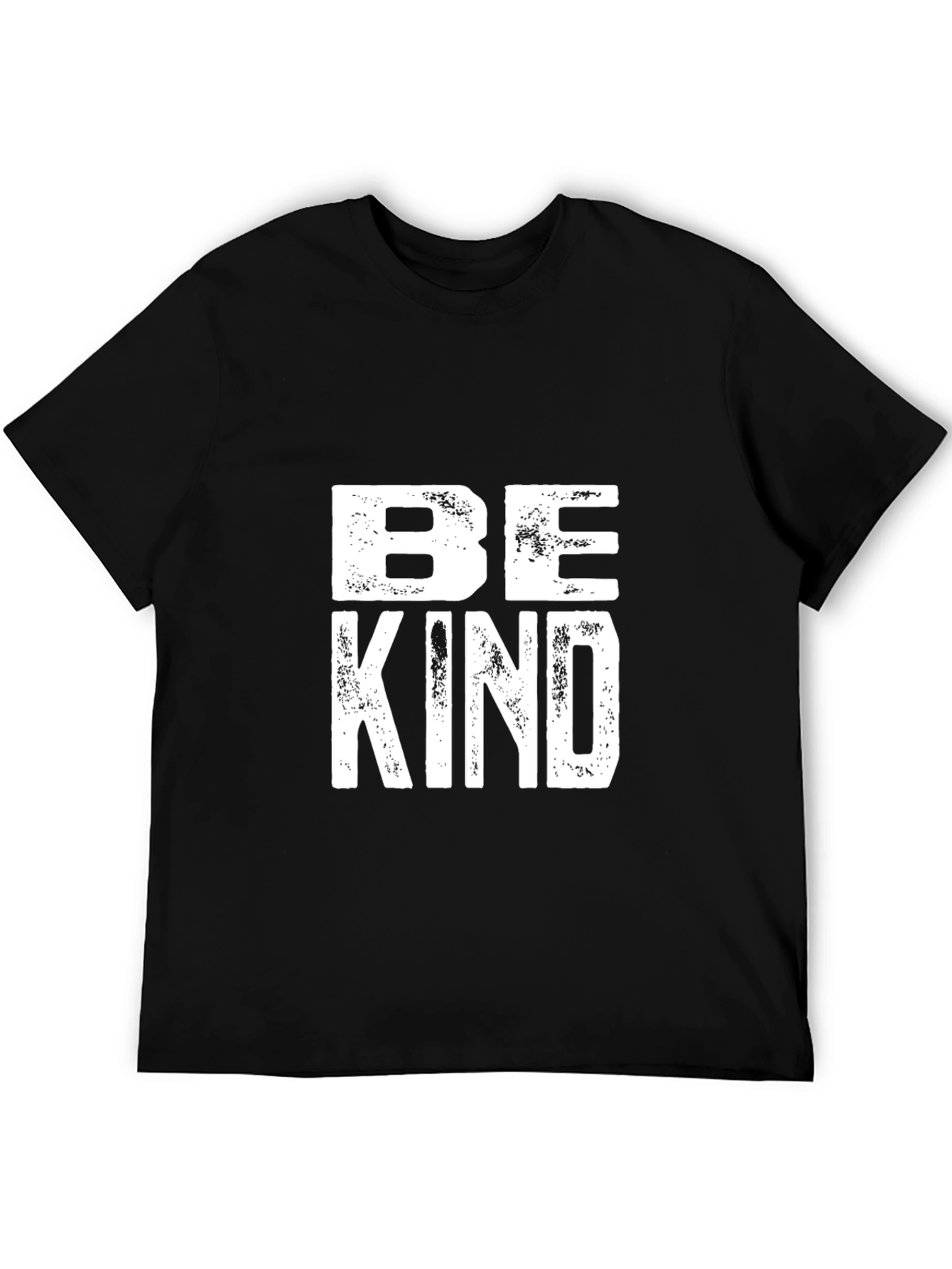 Be Kind Graphic Tee - Black Cotton Blend