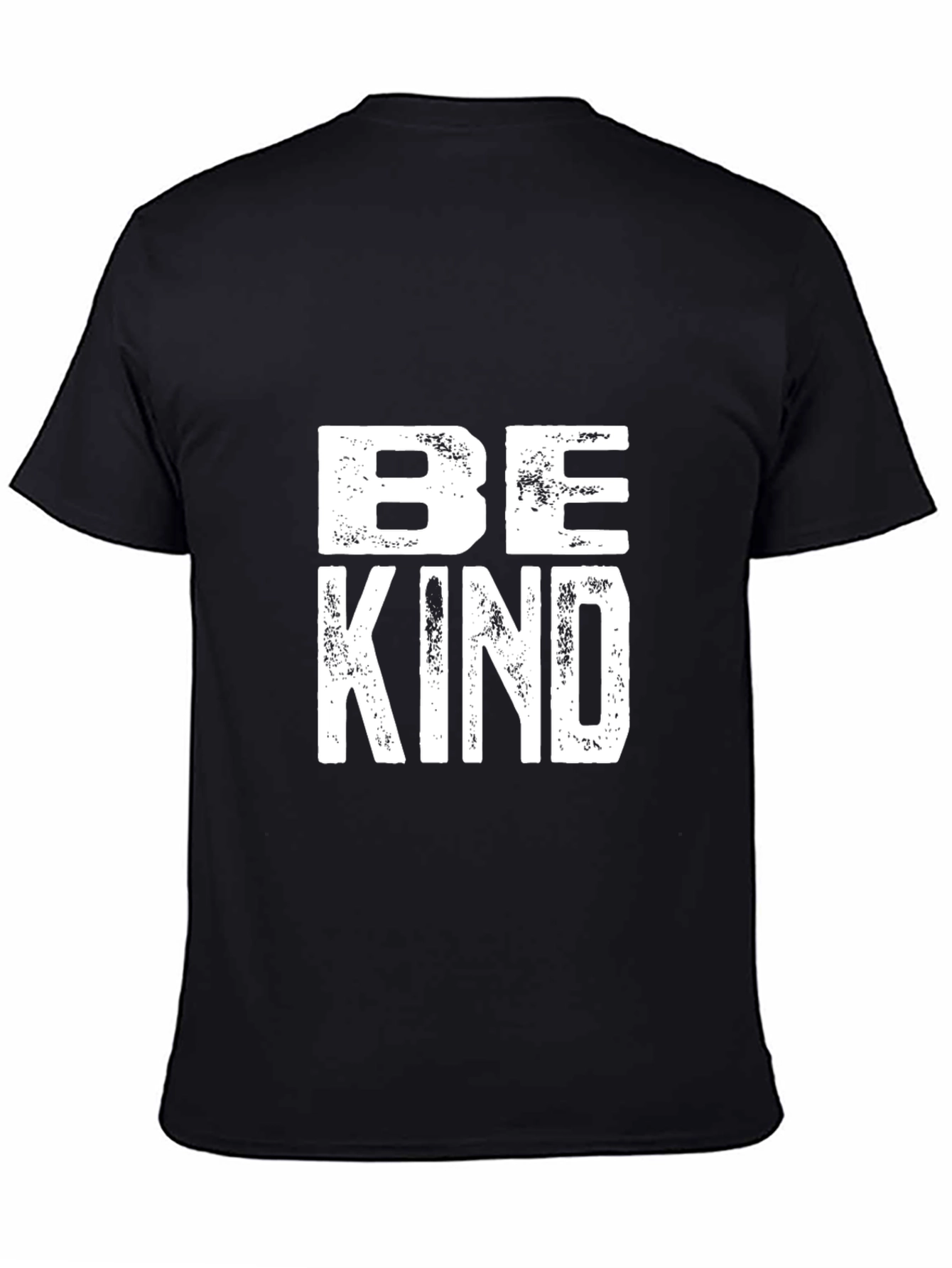 Be Kind Graphic Tee - Black Cotton Blend