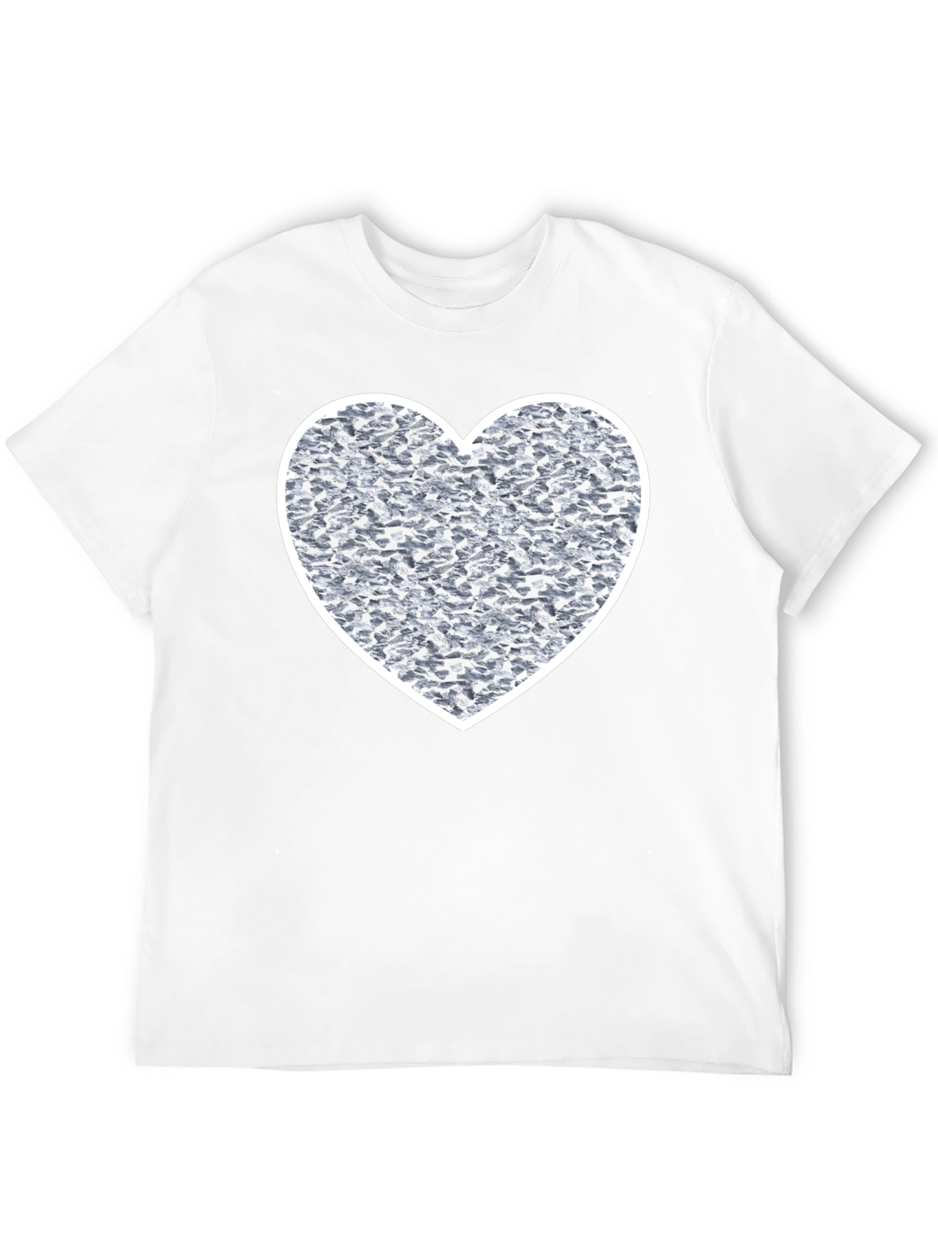 Heart Graphic Black T-Shirt