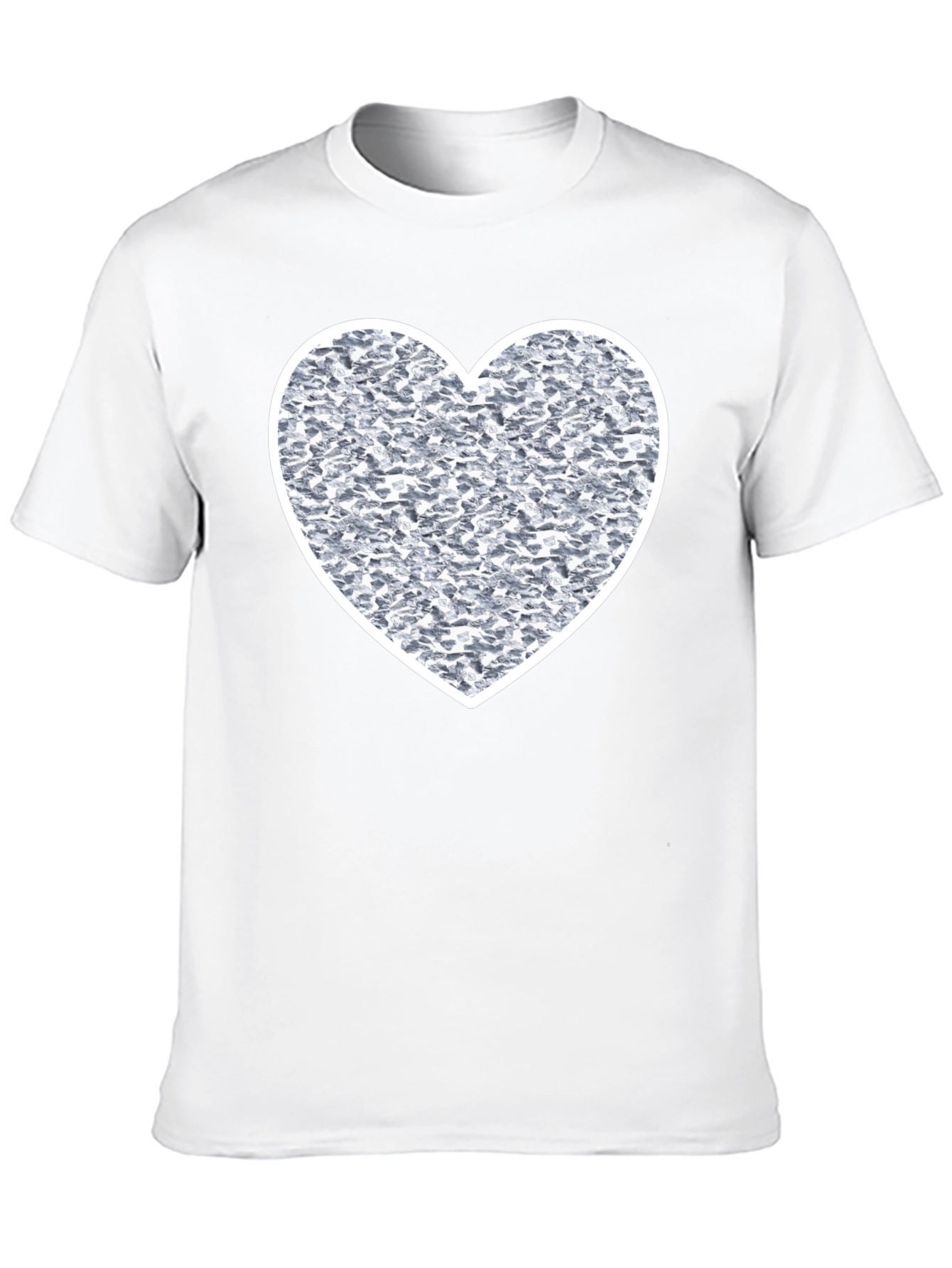 Heart Graphic Black T-Shirt
