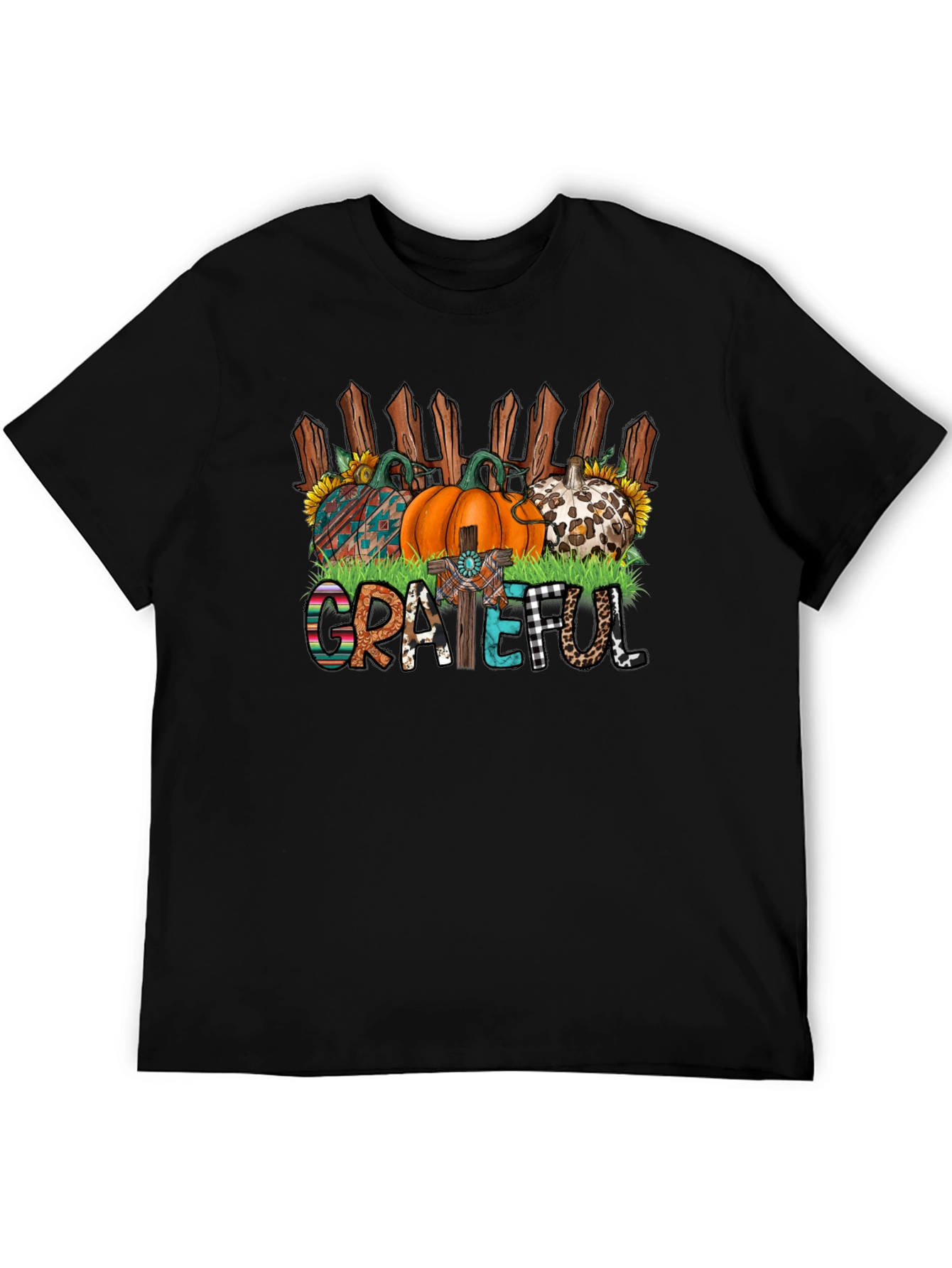 Grateful Fall Pumpkin T-Shirt