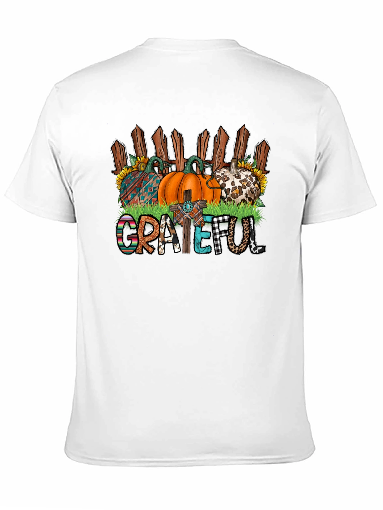 Grateful Fall Pumpkin T-Shirt