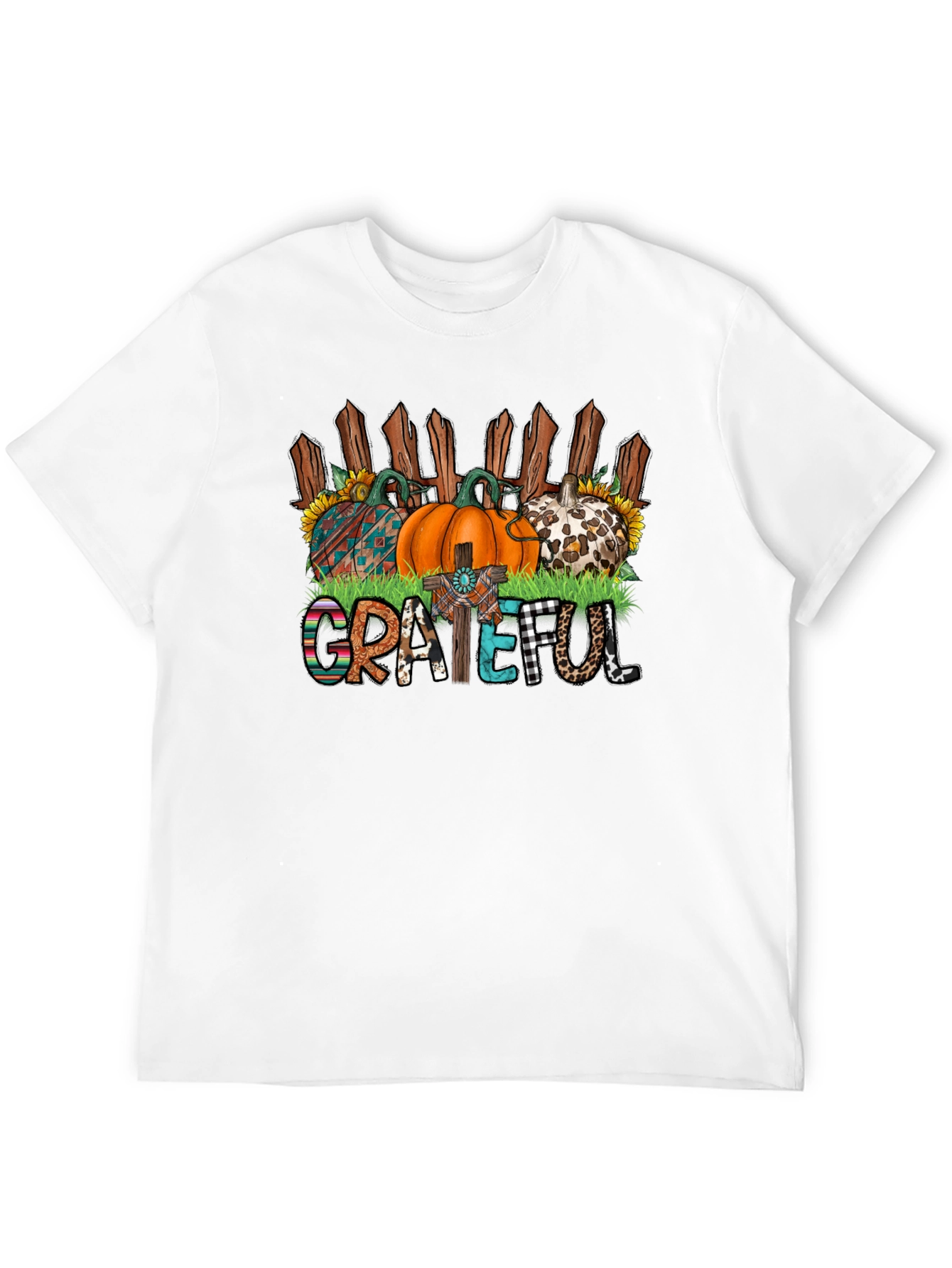 Grateful Fall Pumpkin T-Shirt
