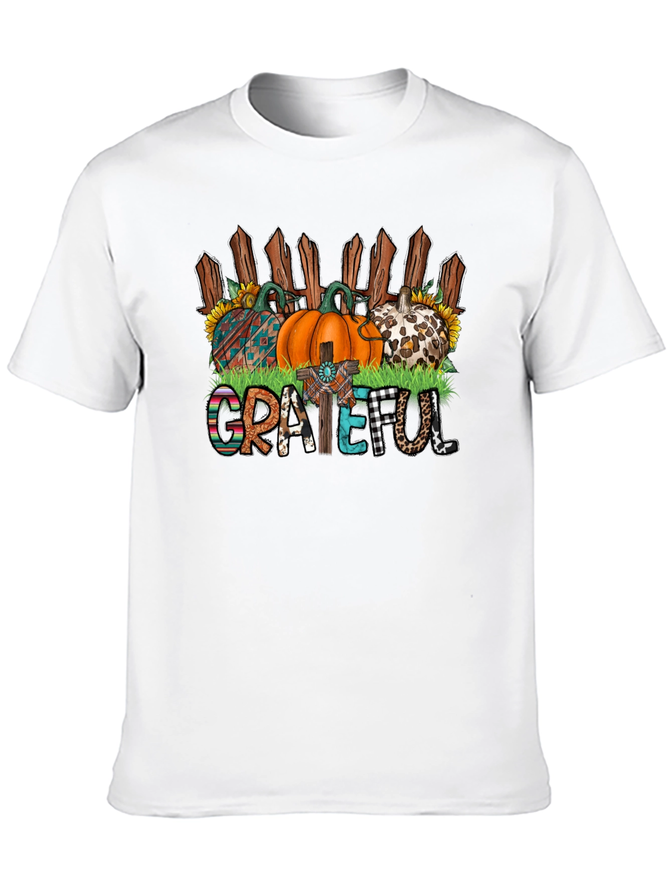 Grateful Fall Pumpkin T-Shirt