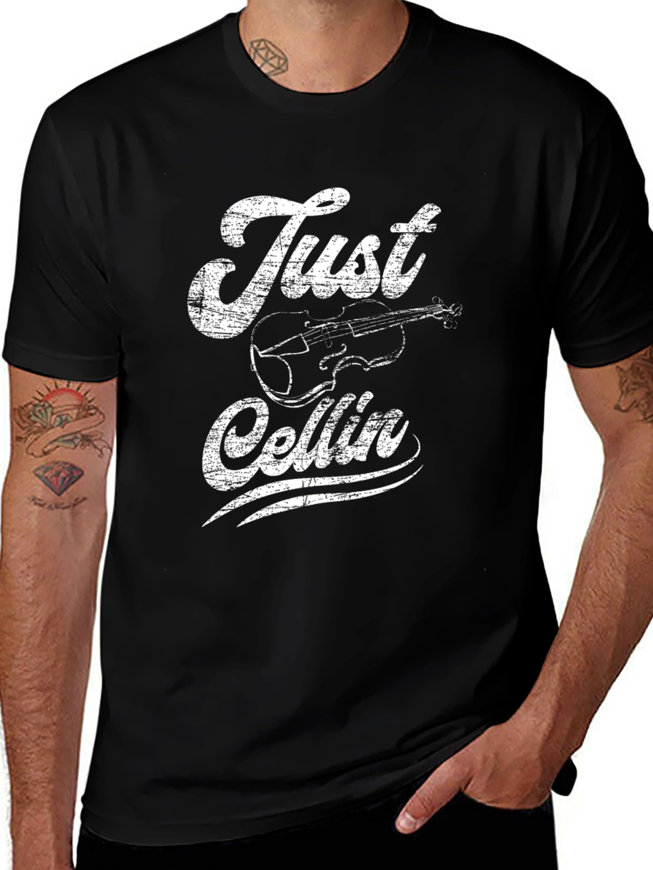 Just Cellin T-Shirt - Music Lover Tee