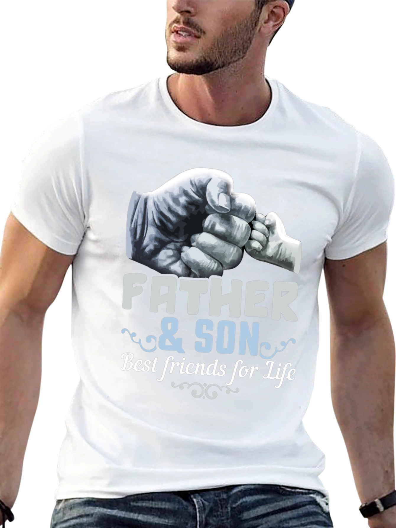 Father & Son T-Shirt: Best Friends for Life!