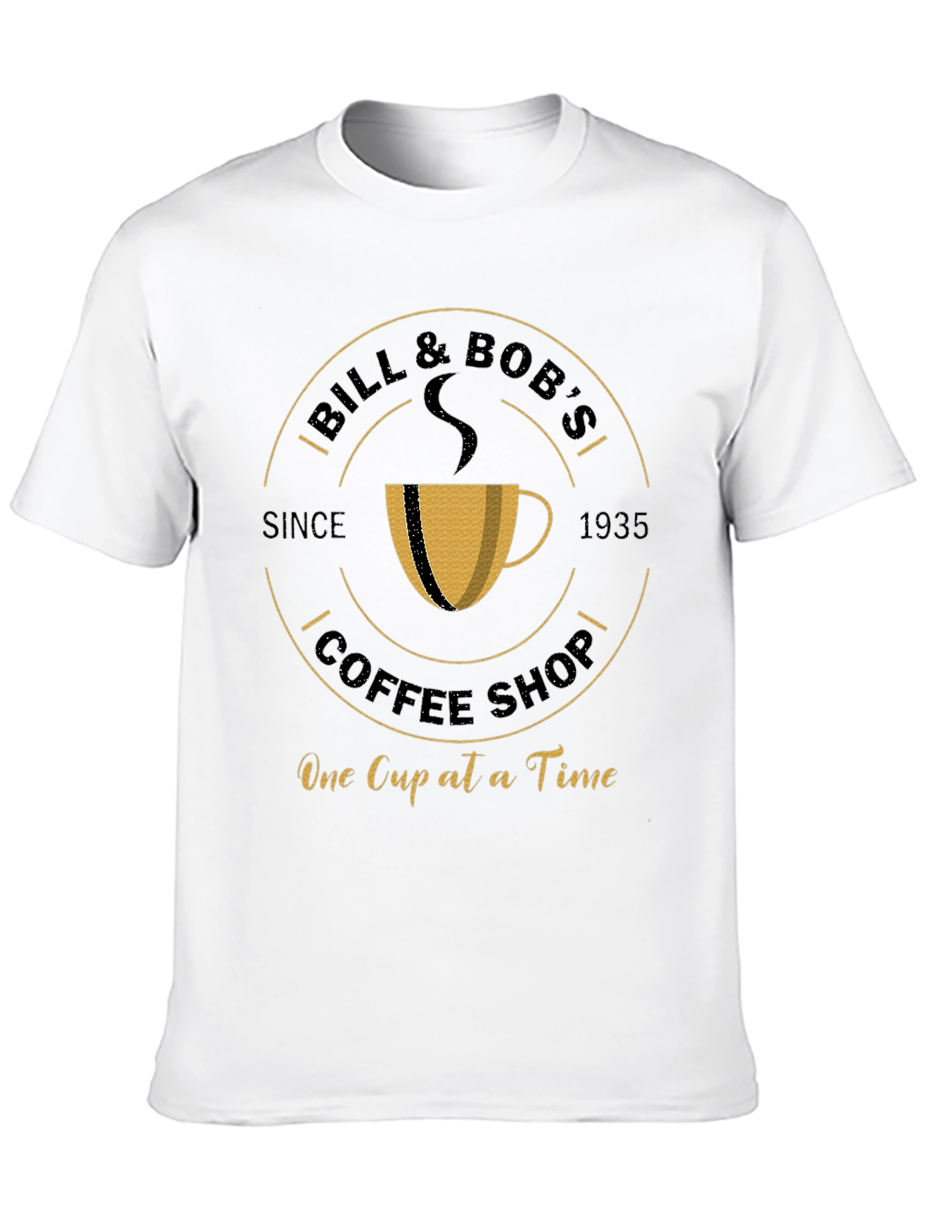 Bill & Bobs Coffee Shop Black T-Shirt