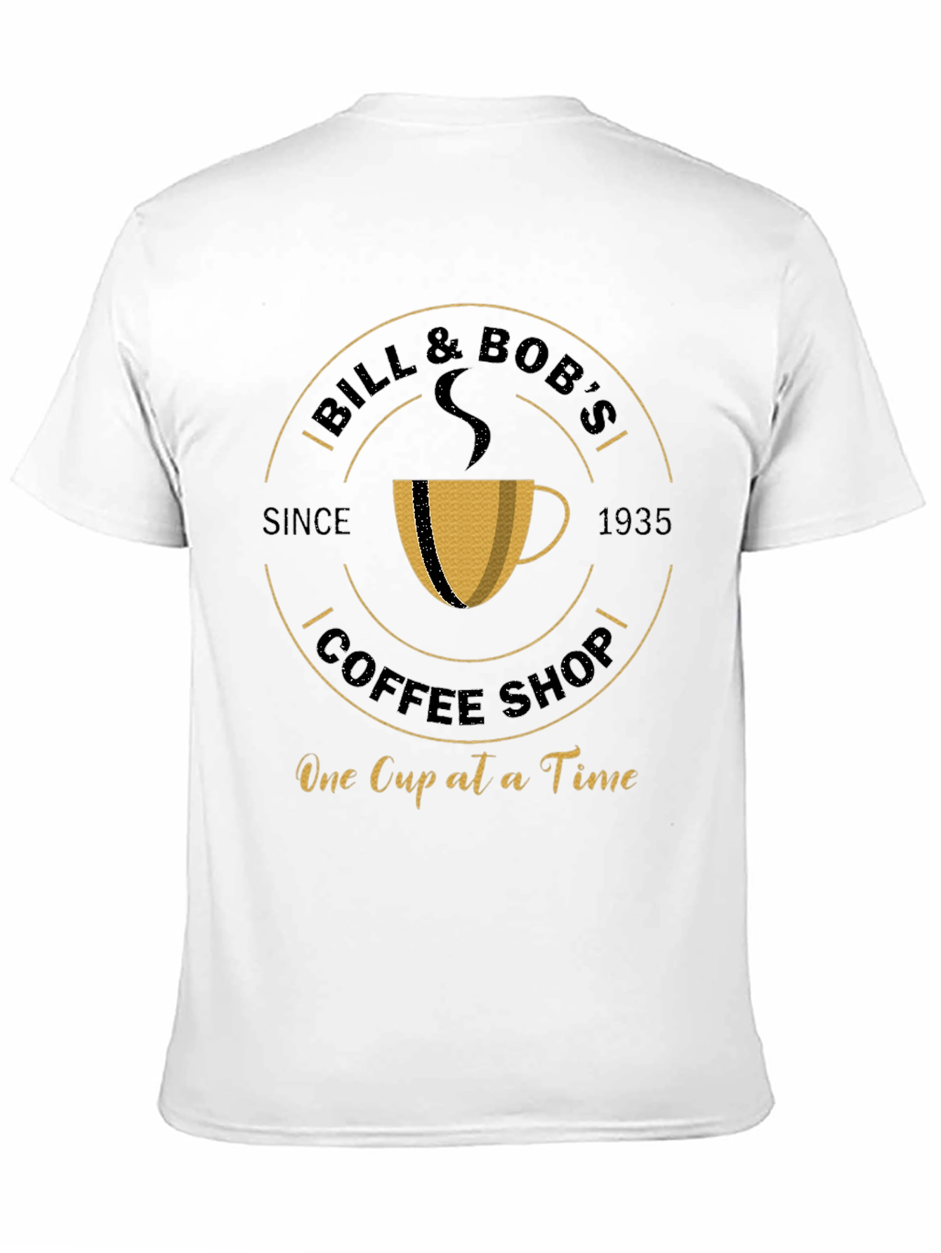 Bill & Bobs Coffee Shop Black T-Shirt
