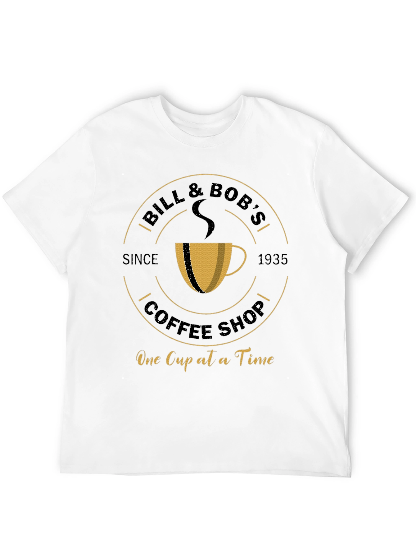 Bill & Bobs Coffee Shop Black T-Shirt