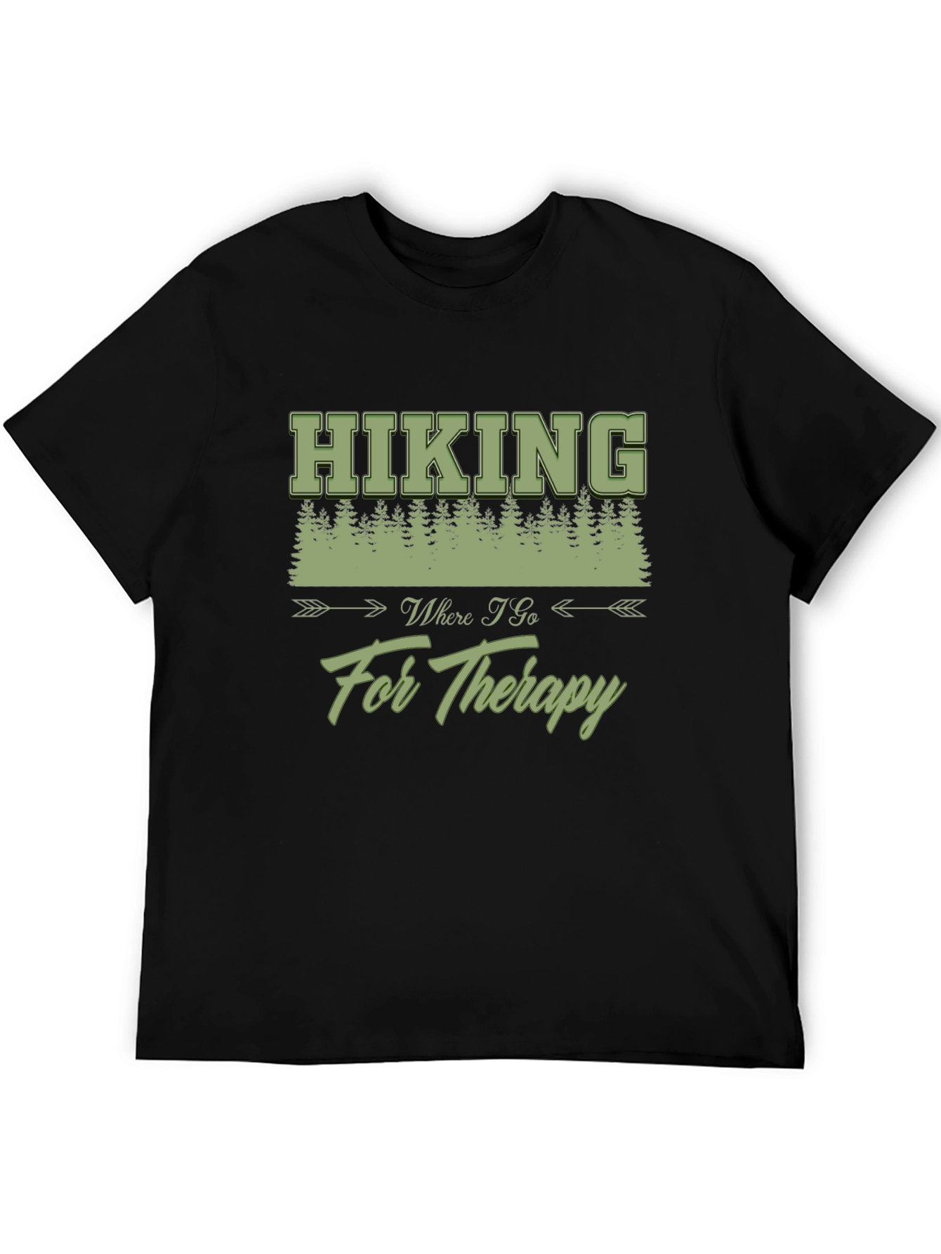 Hiking Therapy Tee - Nature Lovers Comfort
