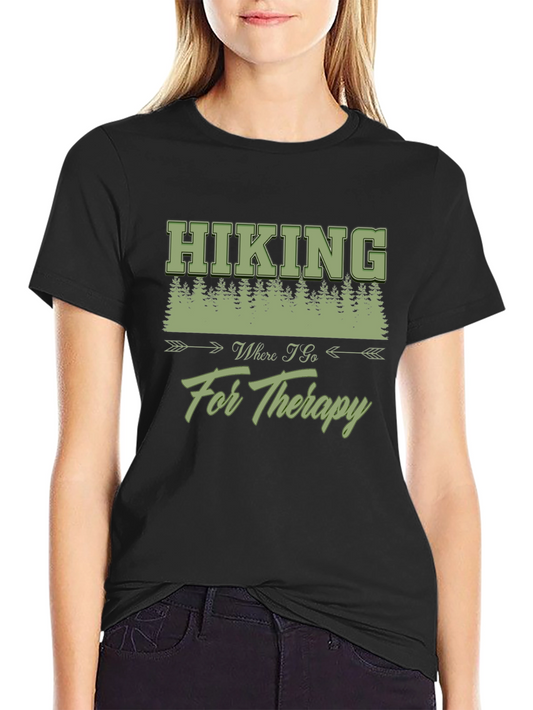 Hiking Therapy Tee - Nature Lovers Comfort