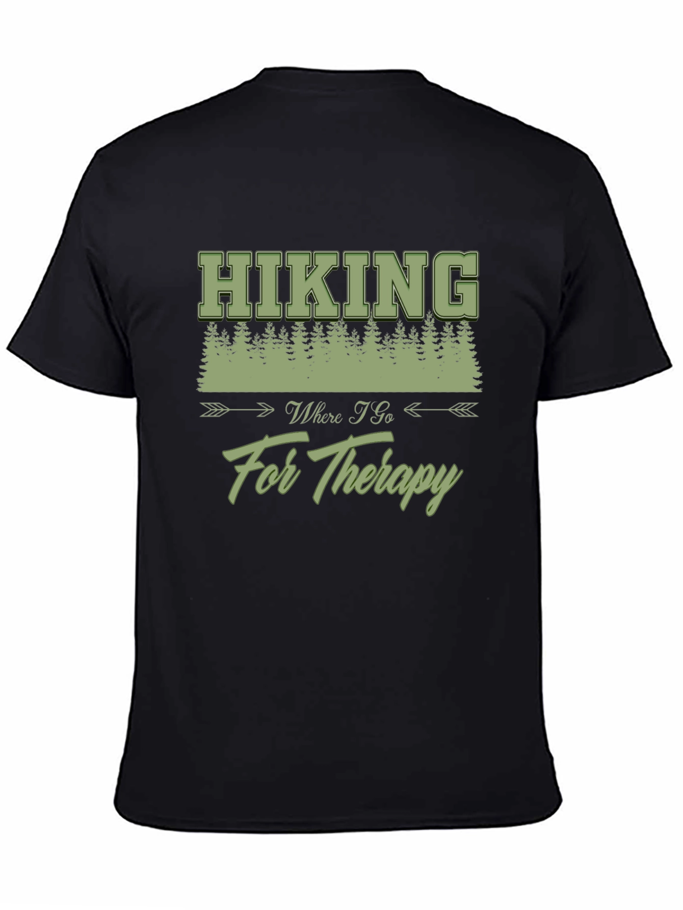 Hiking Therapy Tee - Nature Lovers Comfort