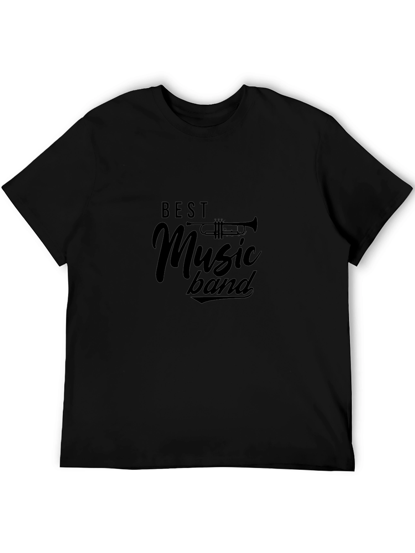 Best Music Band Black Graphic Tee