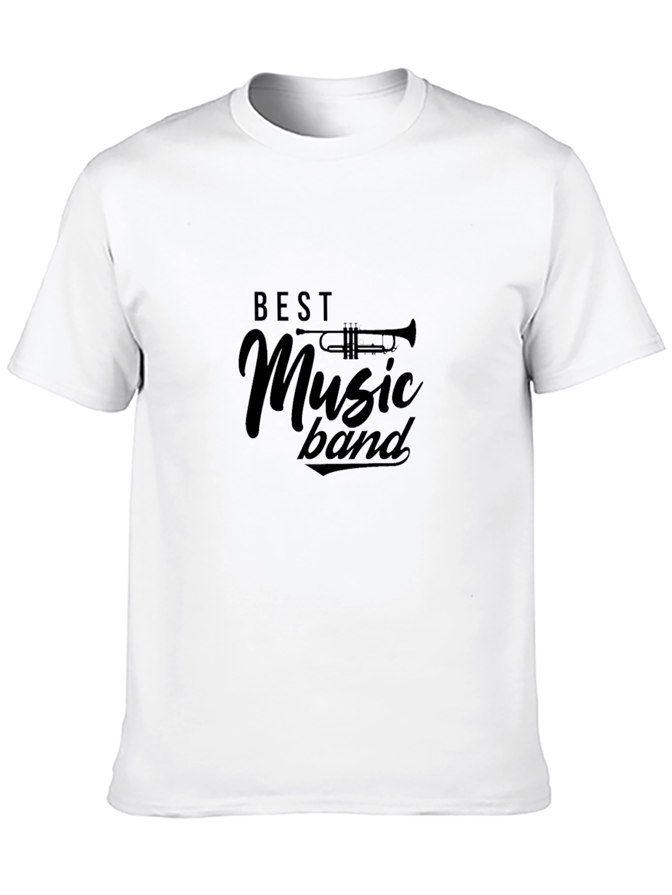 Best Music Band Black Graphic Tee