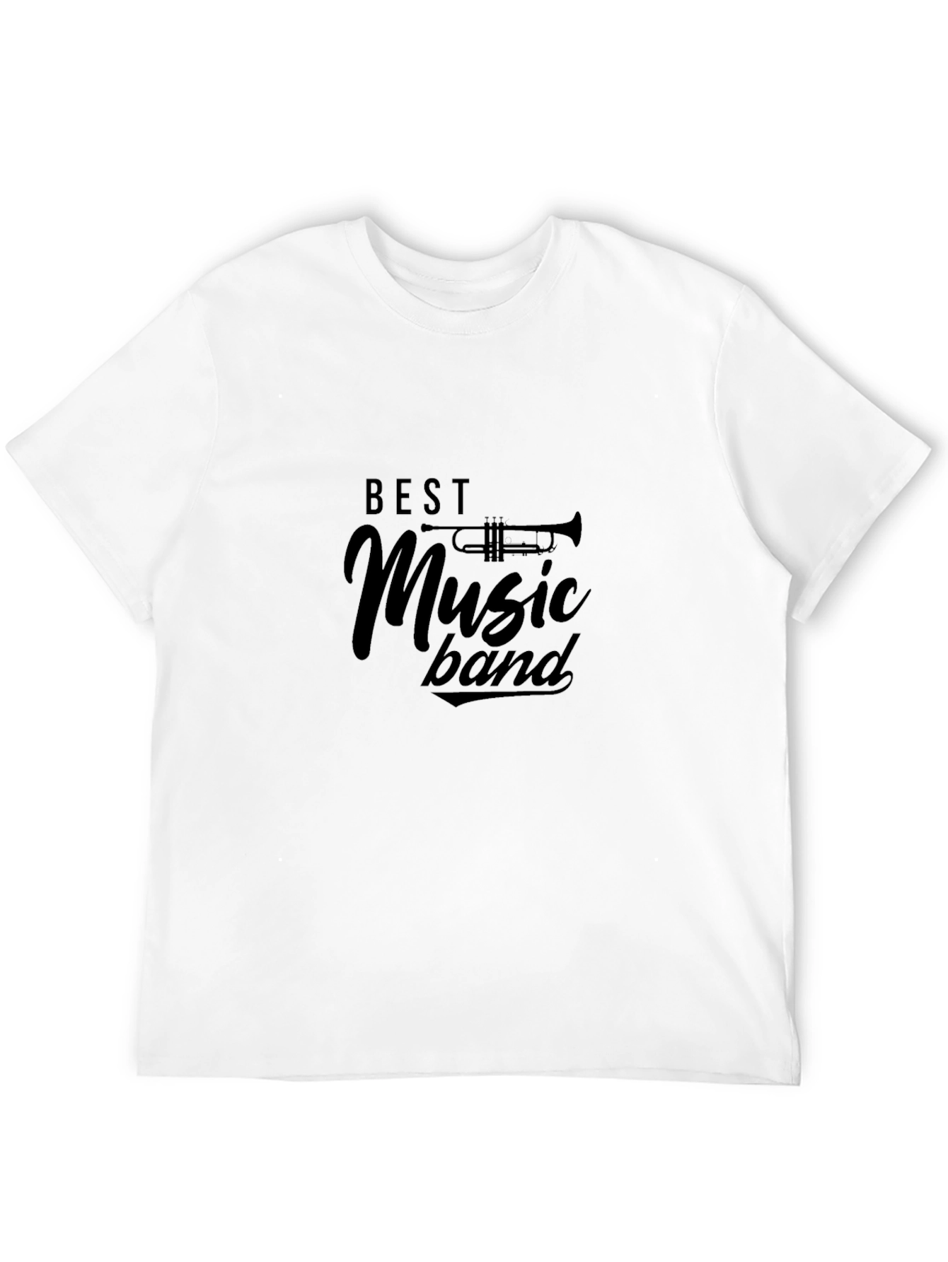 Best Music Band Black Graphic Tee