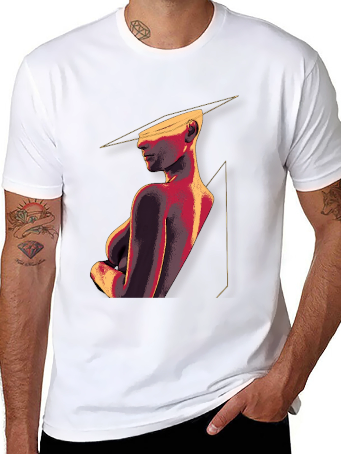 Abstract Art T-Shirt - Unique Graphic Tee