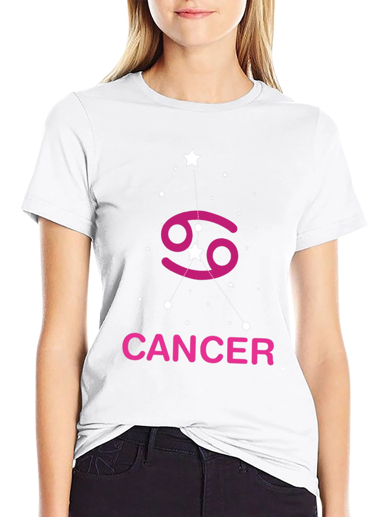 Cancer Zodiac Black T-Shirt