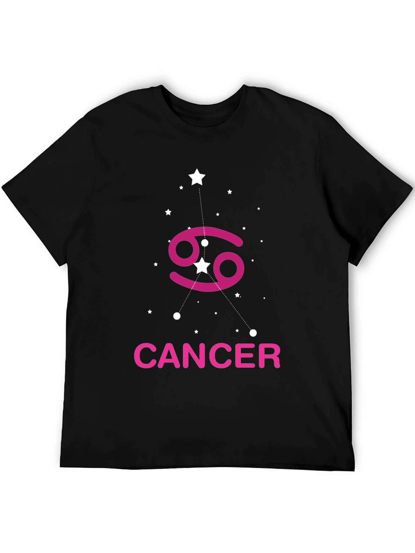 Cancer Zodiac Black T-Shirt