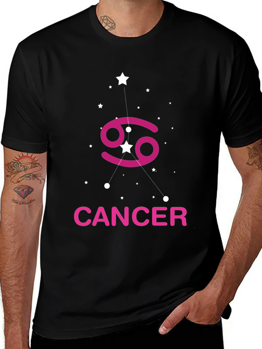 Cancer Zodiac Black T-Shirt