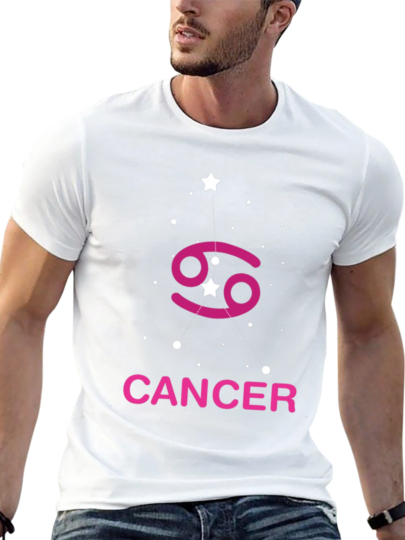 Cancer Zodiac Black T-Shirt