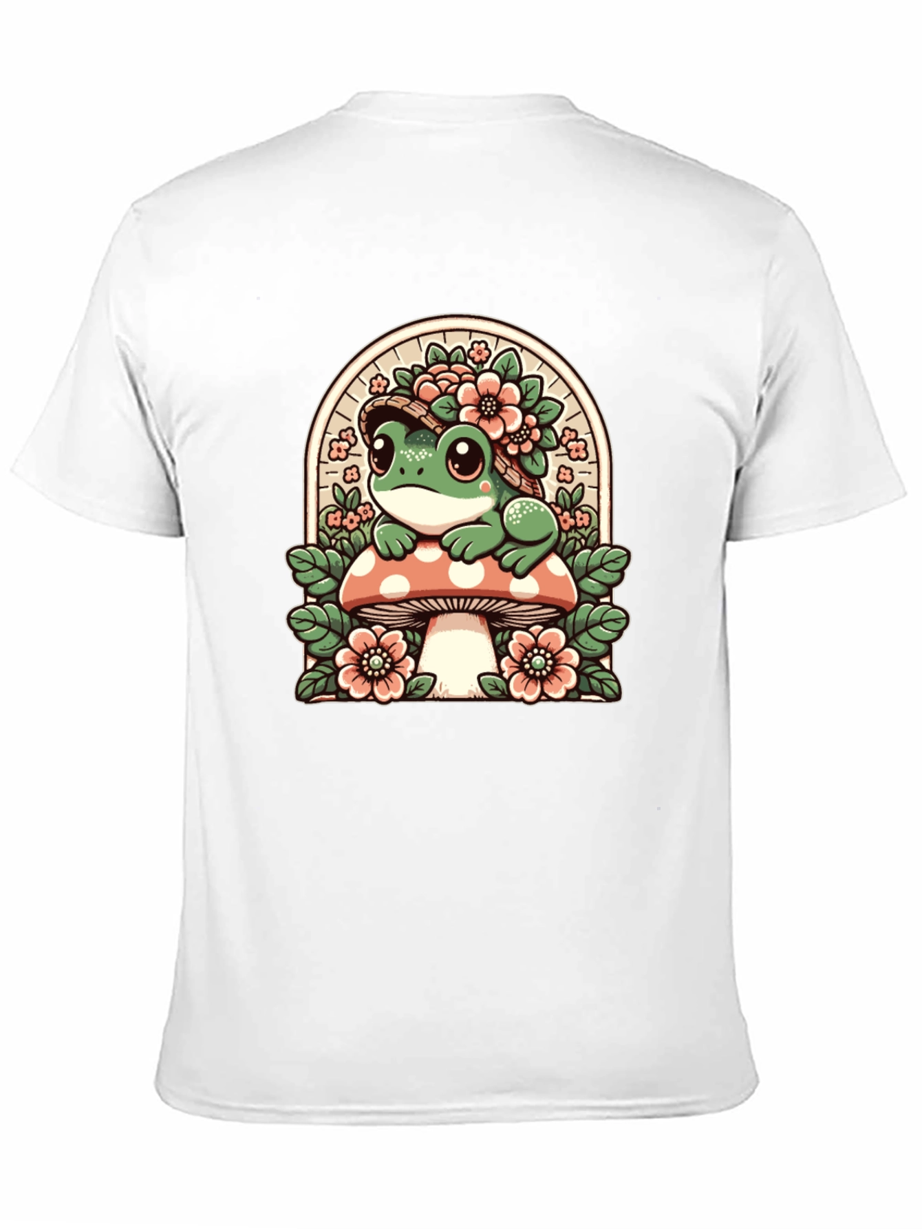 Frog on Mushroom Graphic Tee