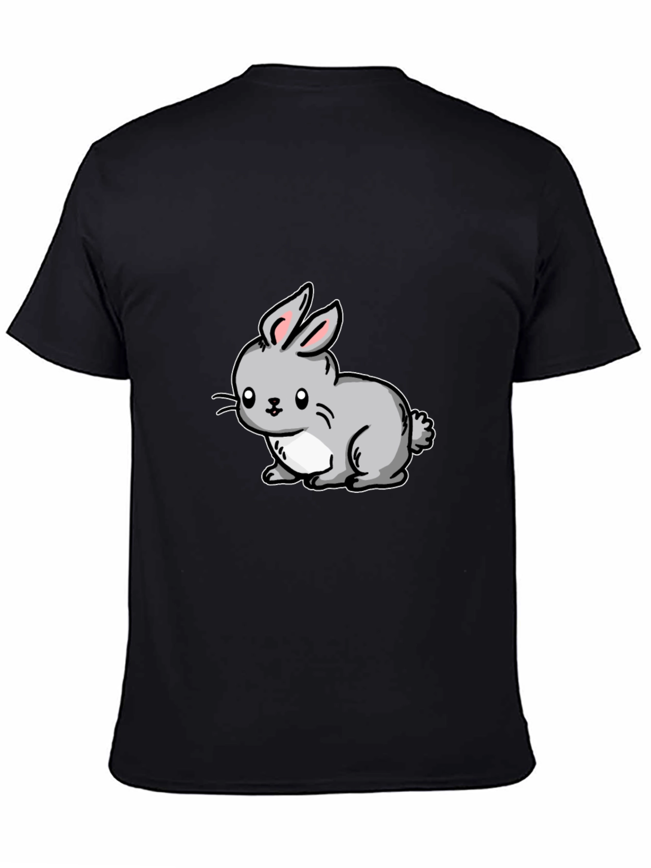 Cute Cartoon Rabbit Graphic T-Shirt