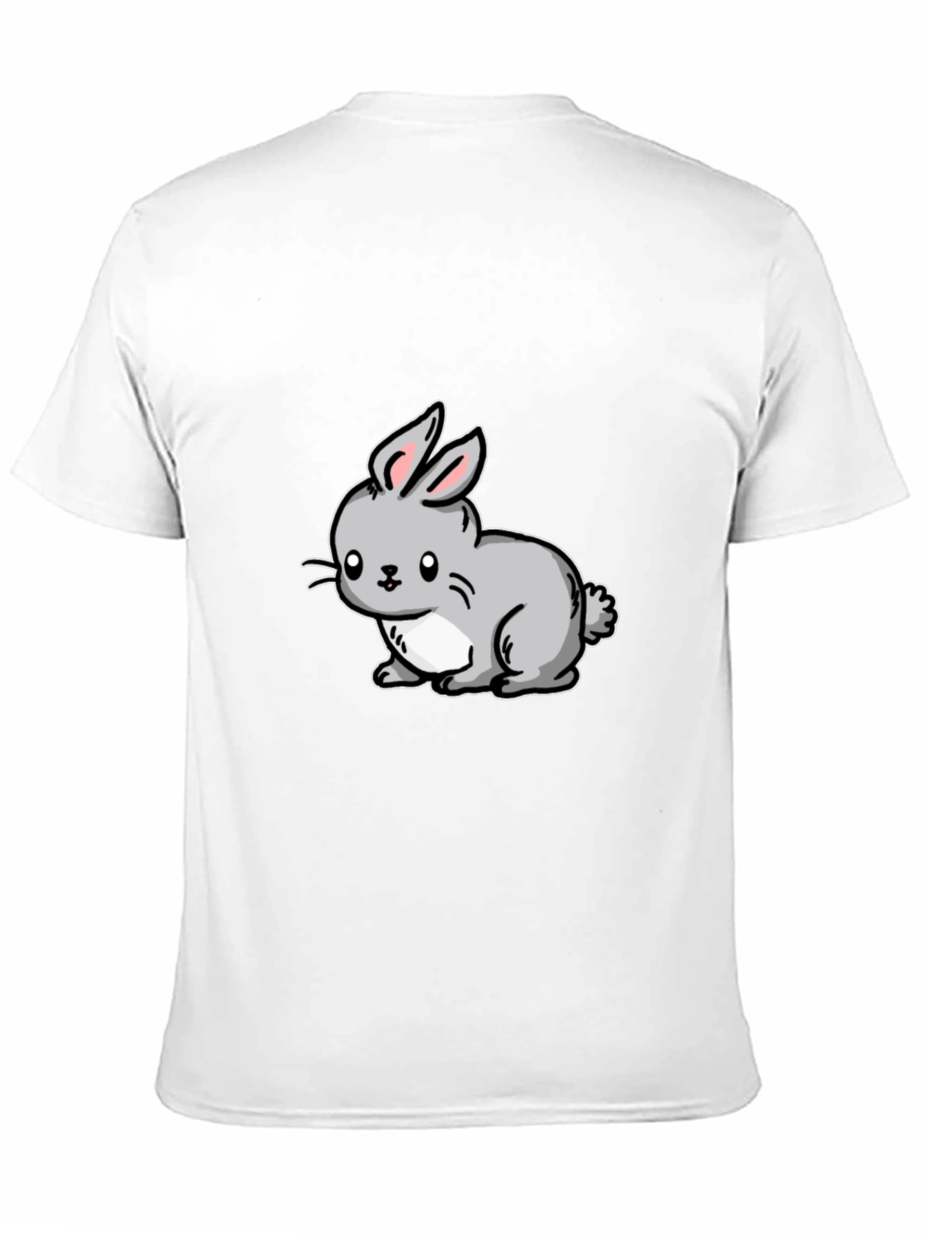 Cute Cartoon Rabbit Graphic T-Shirt