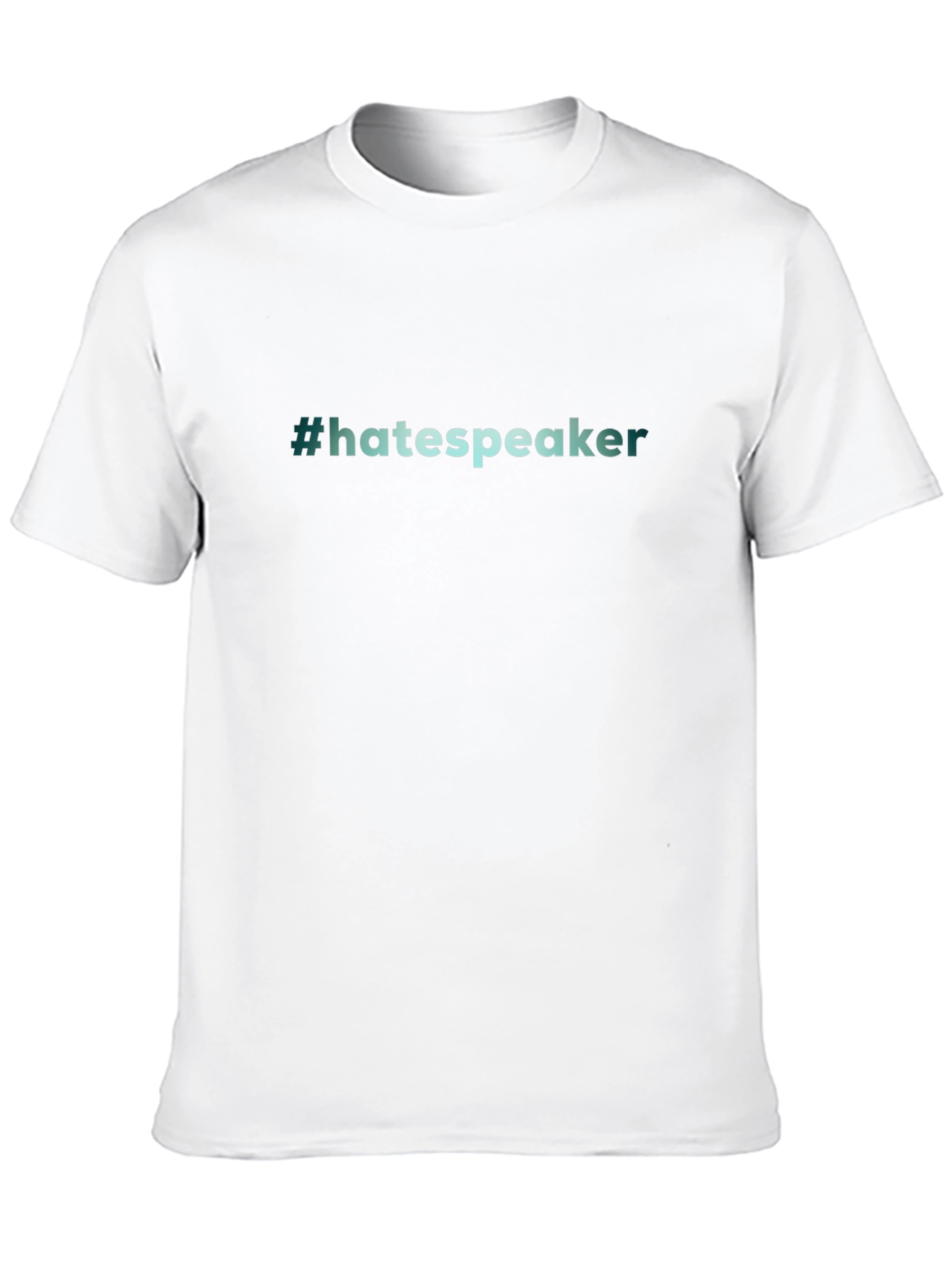 #hatespeaker Graphic Tee - Black Cotton Comfort Fit