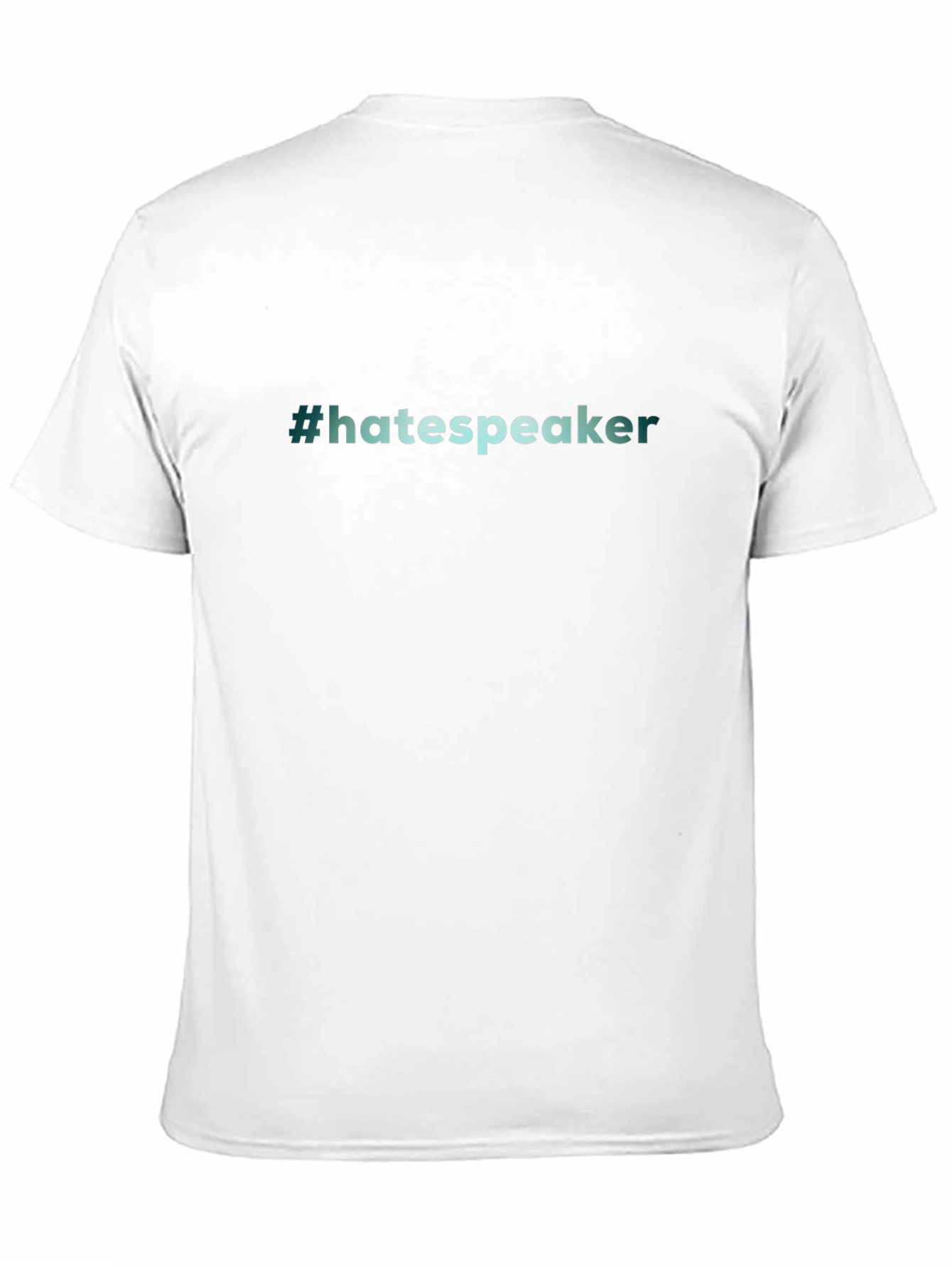 #hatespeaker Graphic Tee - Black Cotton Comfort Fit