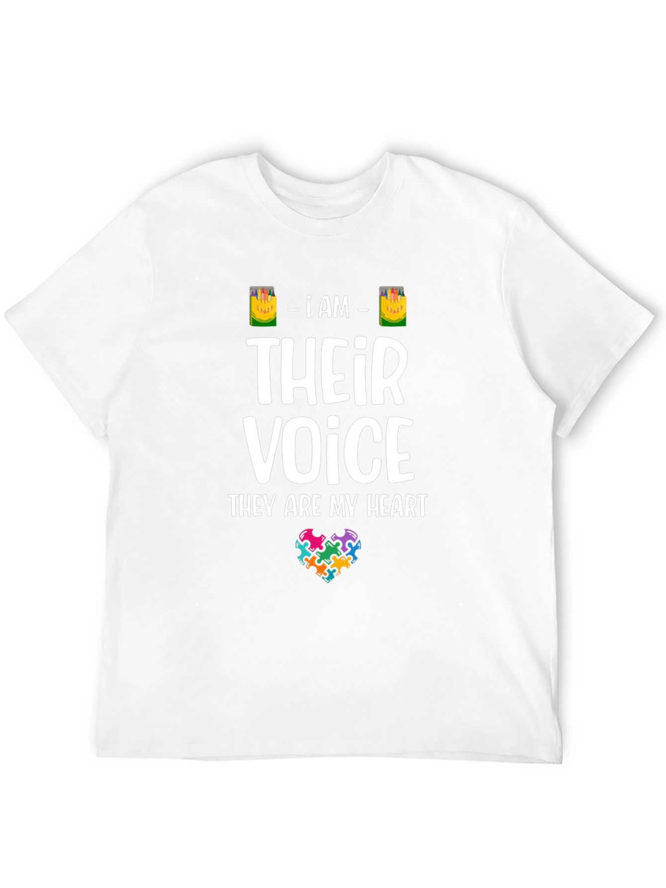 Autism Awareness T-Shirt - I Am Their Voice