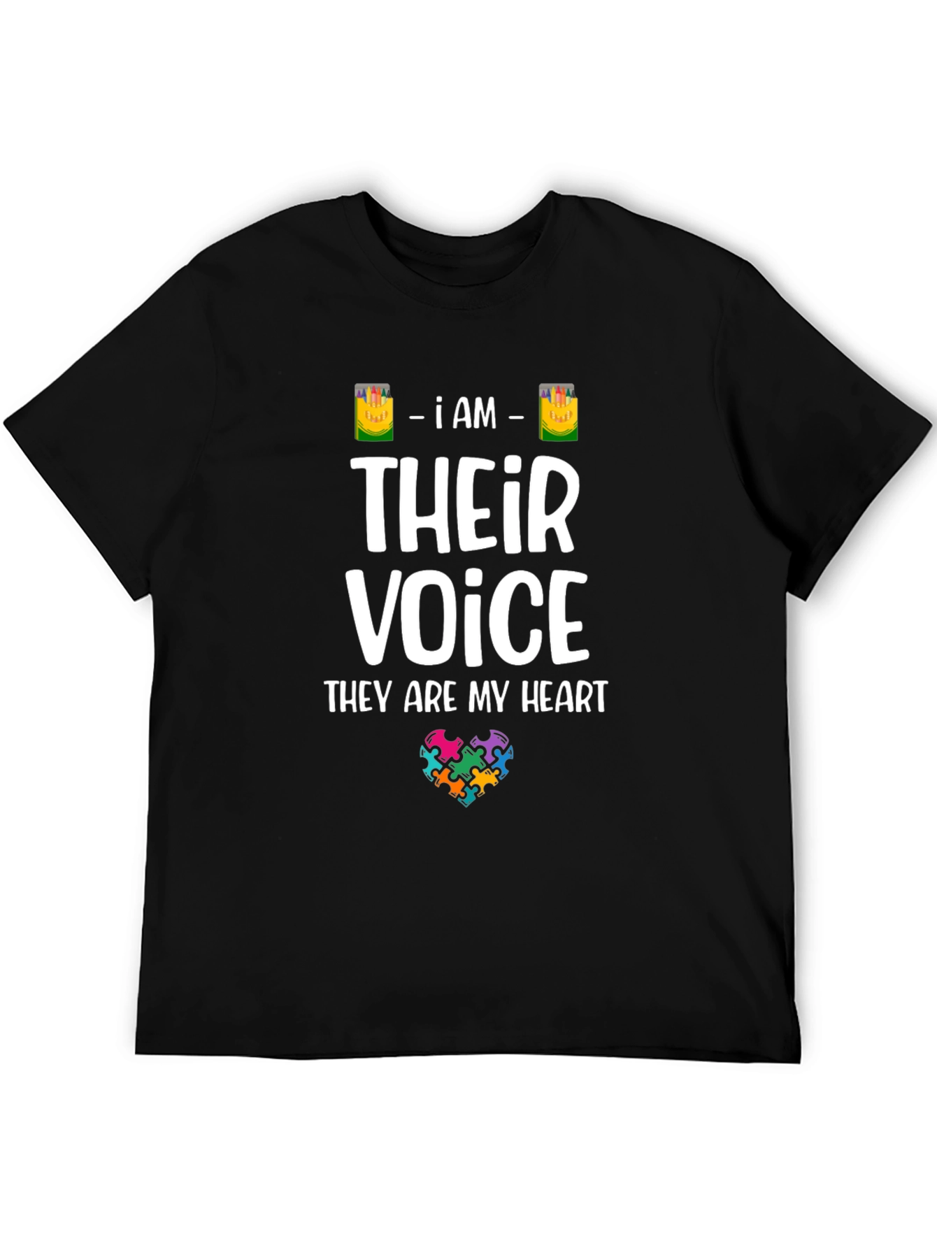 Autism Awareness T-Shirt - I Am Their Voice