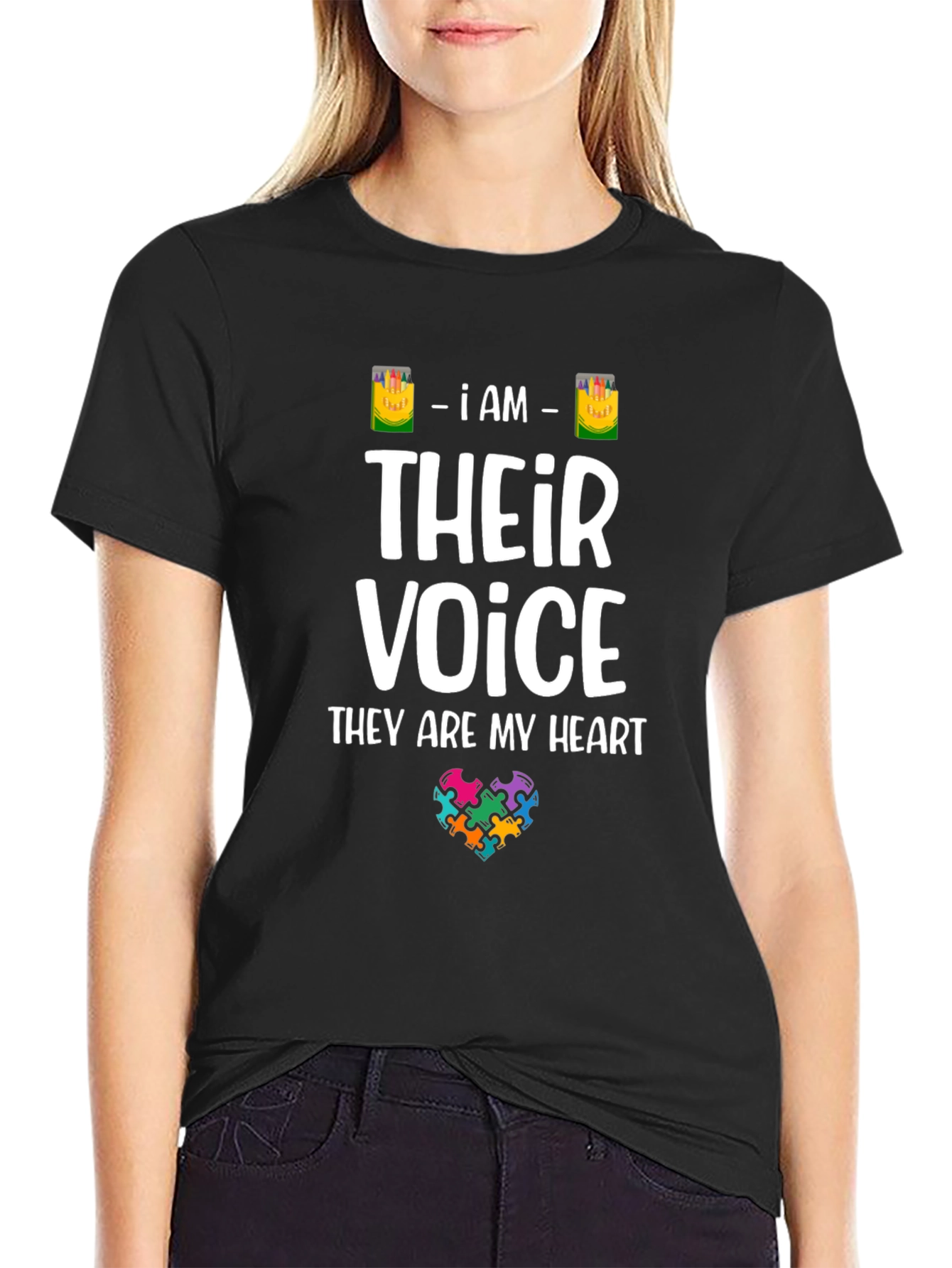 Autism Awareness T-Shirt - I Am Their Voice