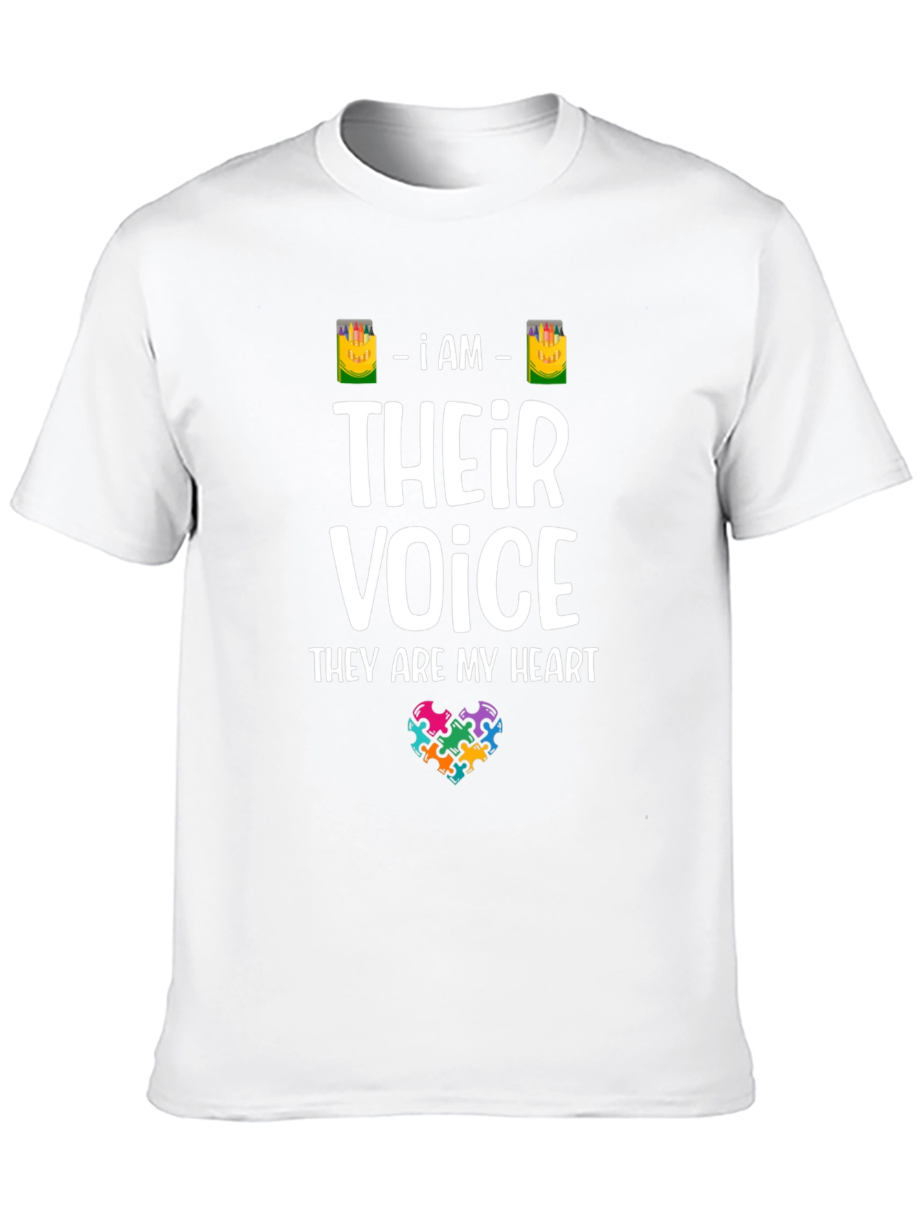 Autism Awareness T-Shirt - I Am Their Voice