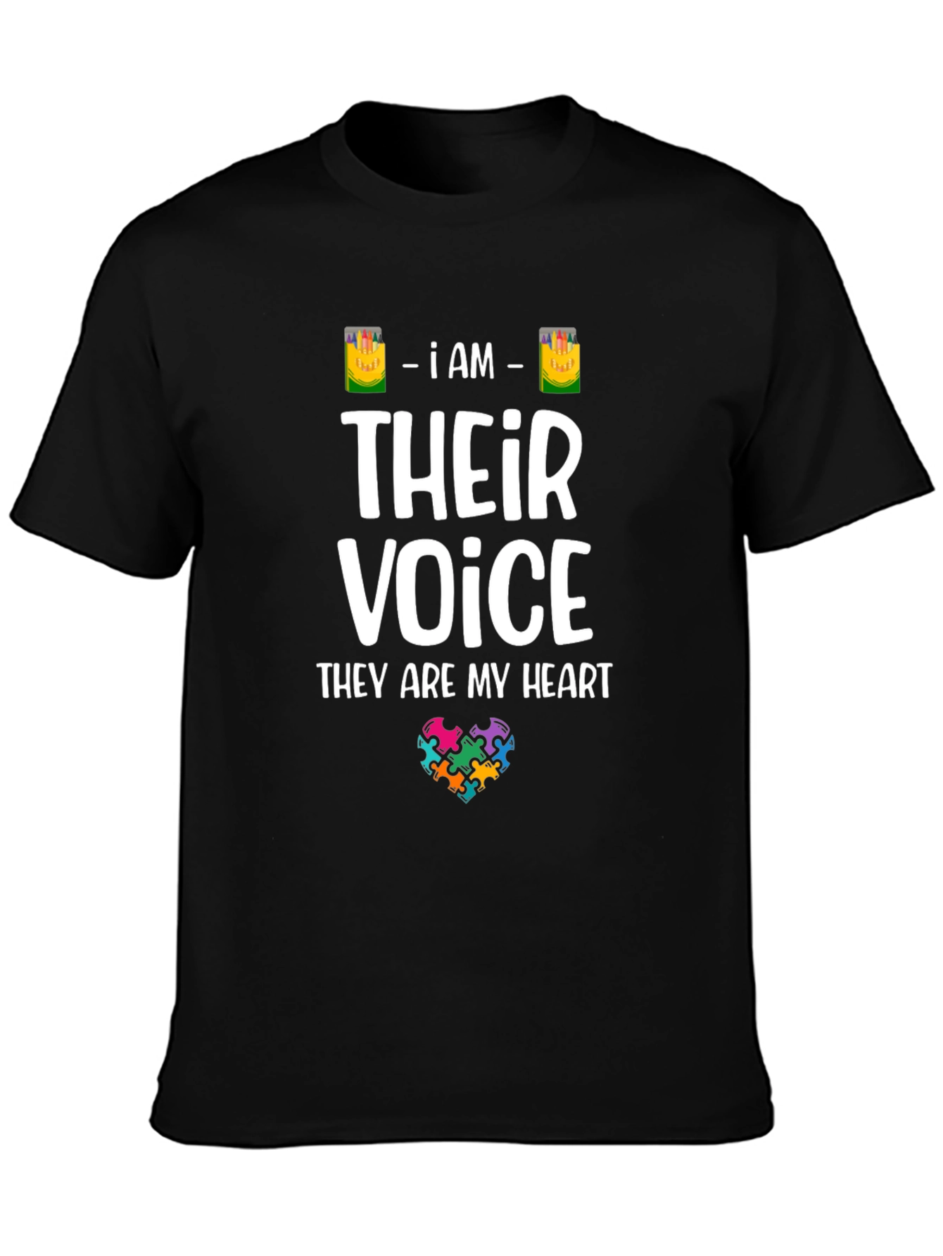 Autism Awareness T-Shirt - I Am Their Voice