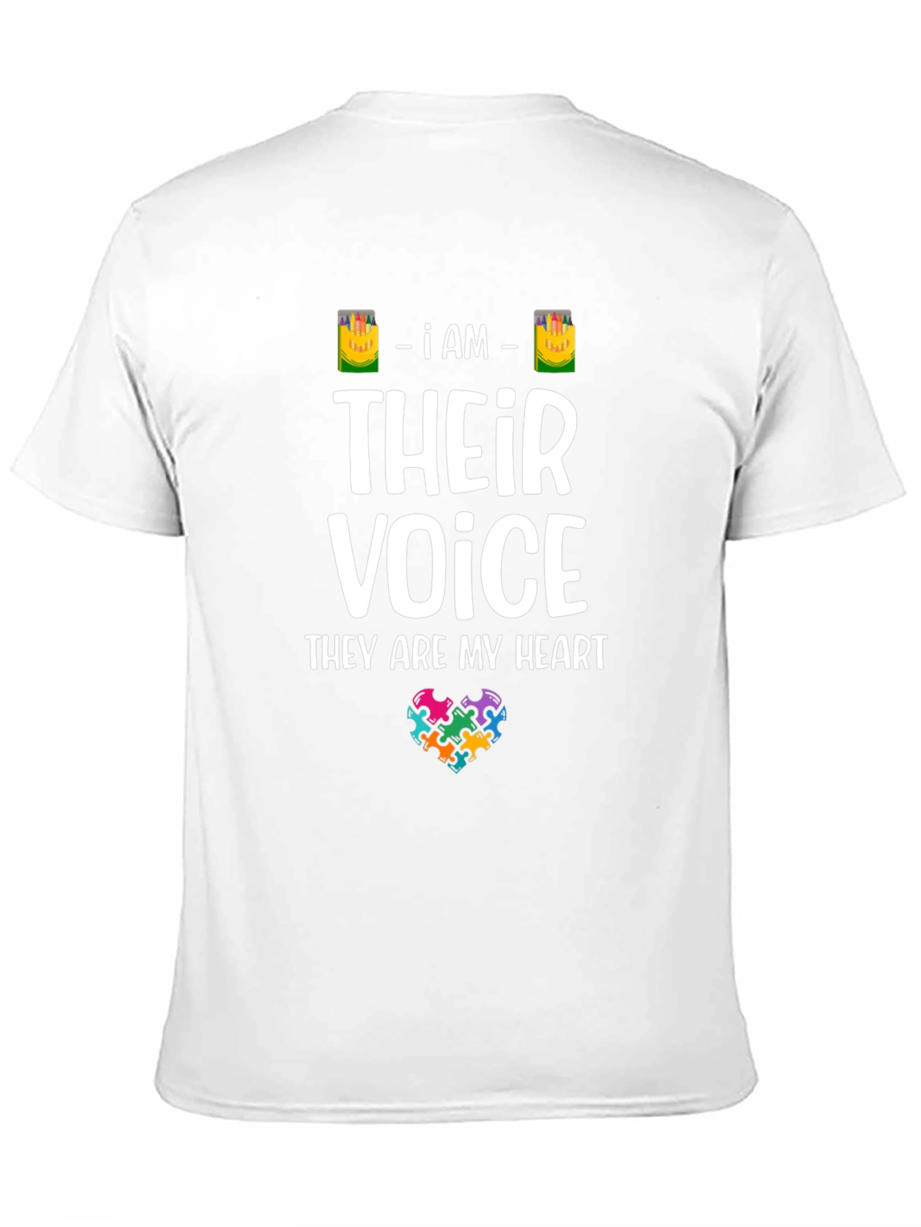Autism Awareness T-Shirt - I Am Their Voice