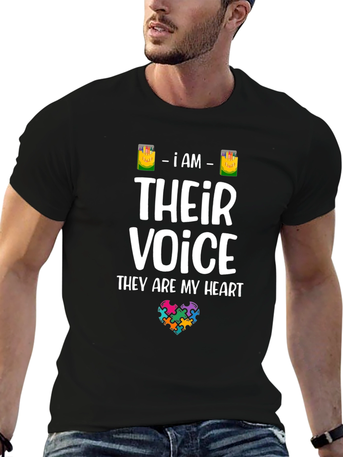 Autism Awareness T-Shirt - I Am Their Voice