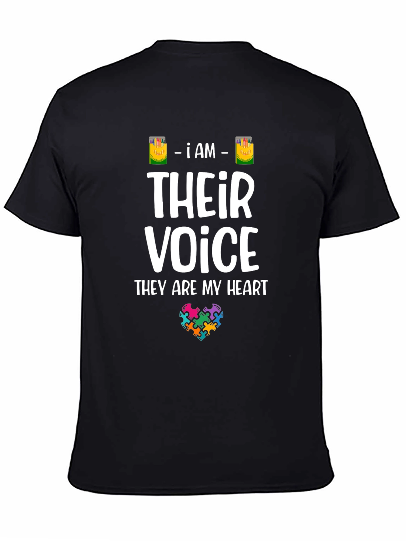 Autism Awareness T-Shirt - I Am Their Voice