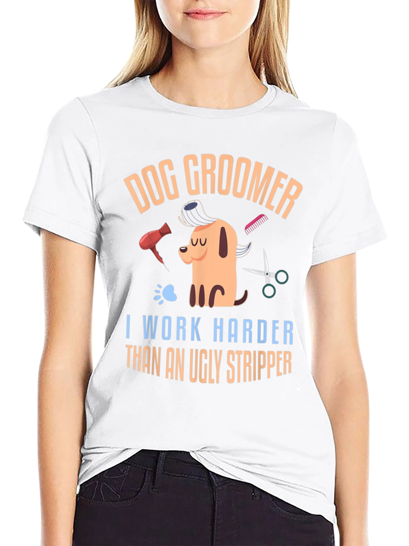 Dog Groomer Humor T-Shirt – Funny Groomer Graphic Tee