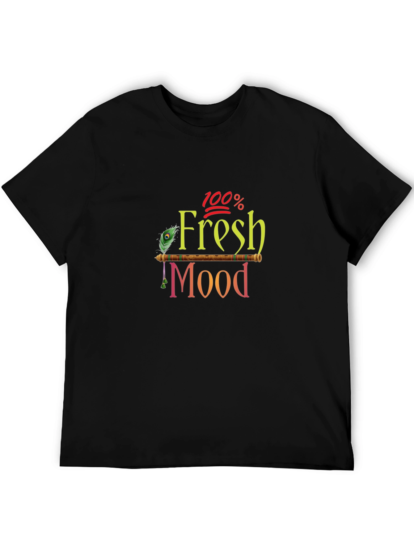 100% Fresh Mood Black Graphic Tee