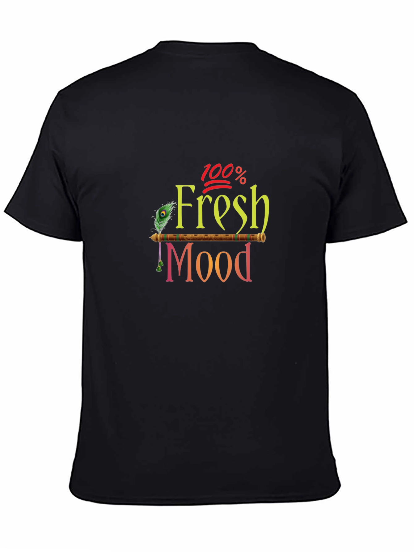 100% Fresh Mood Black Graphic Tee