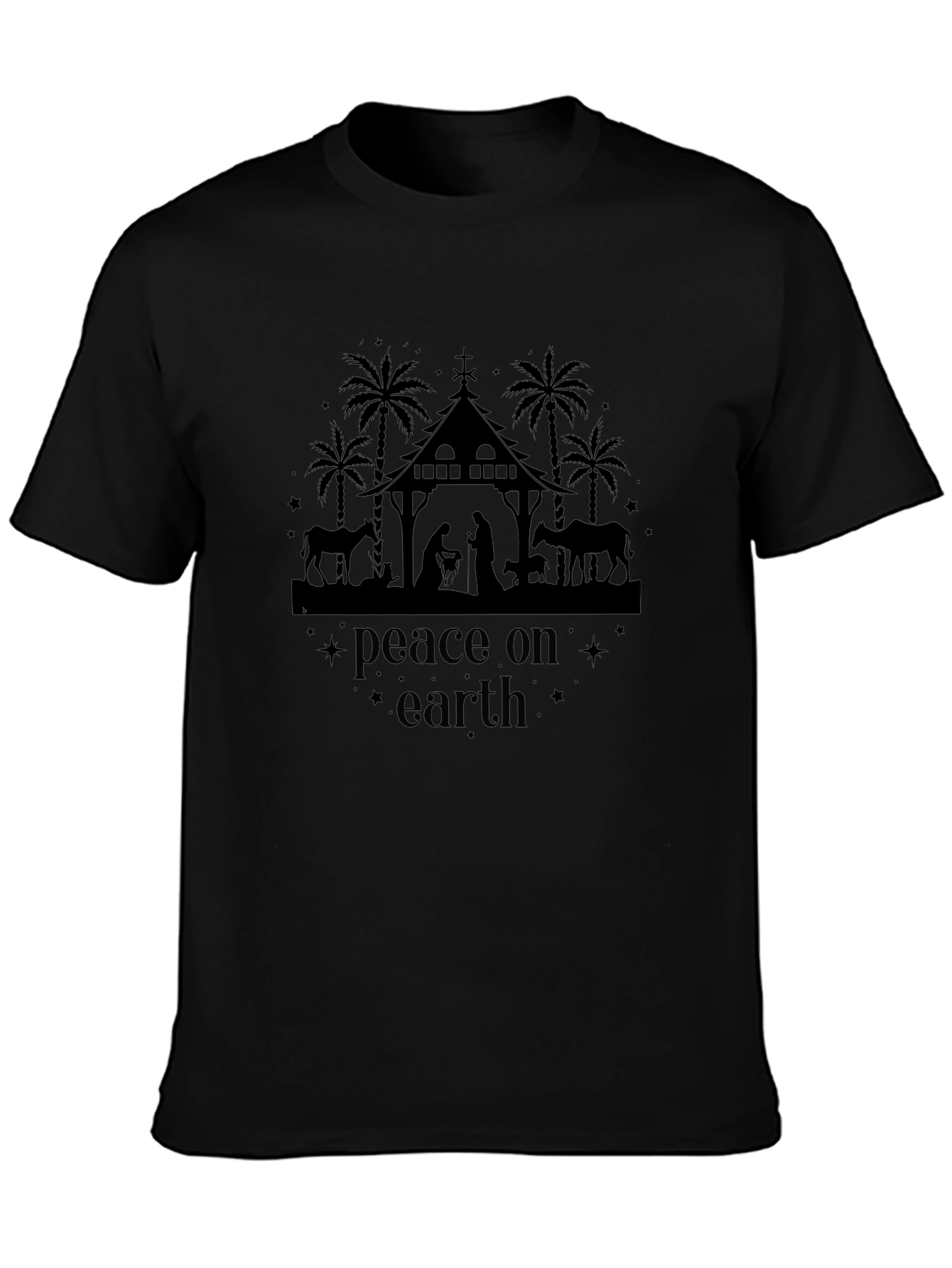 Peace on Earth Nativity Scene T-Shirt