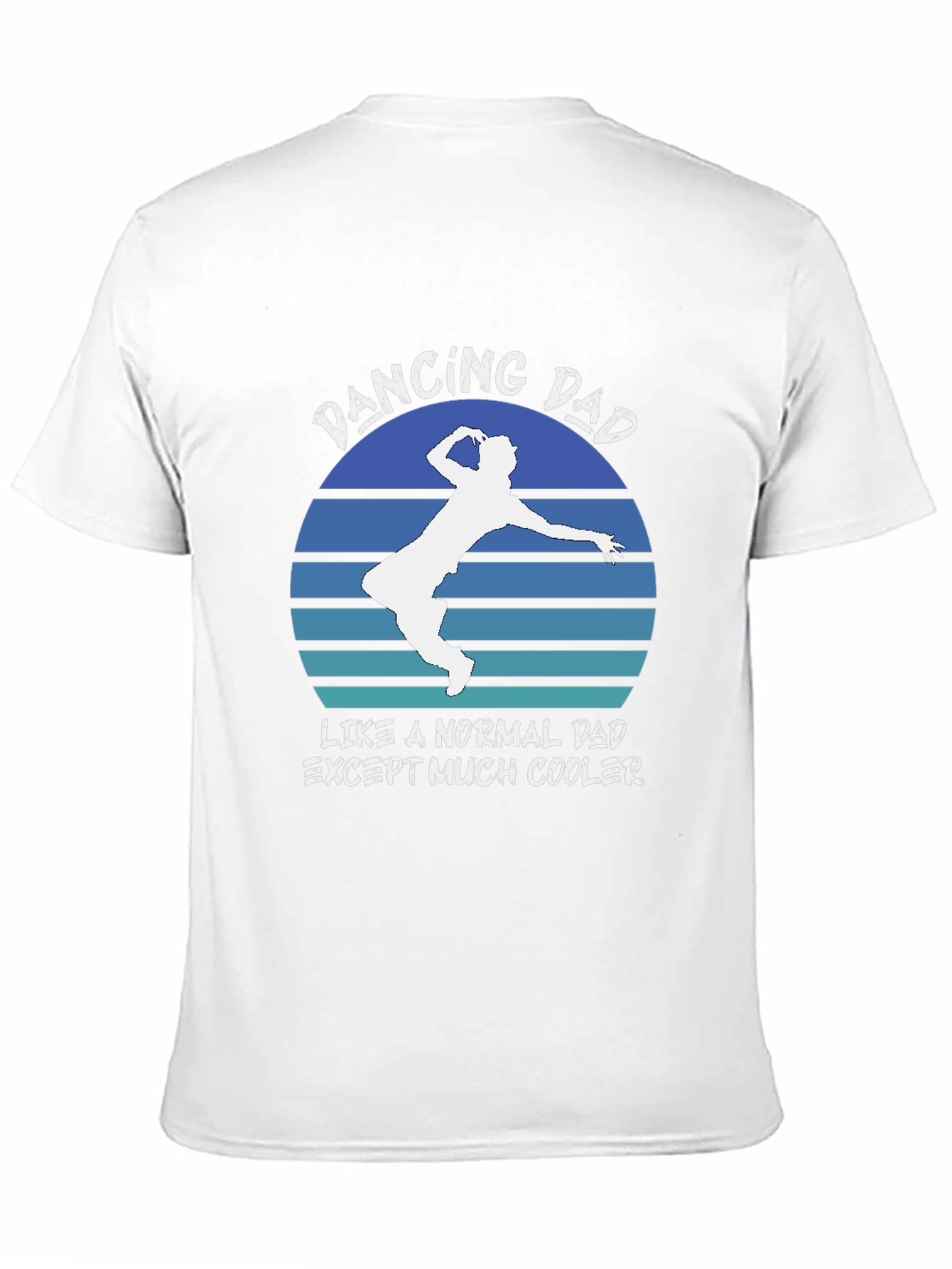 Dancing Dad Graphic T-Shirt Cool Fathers Day Gift