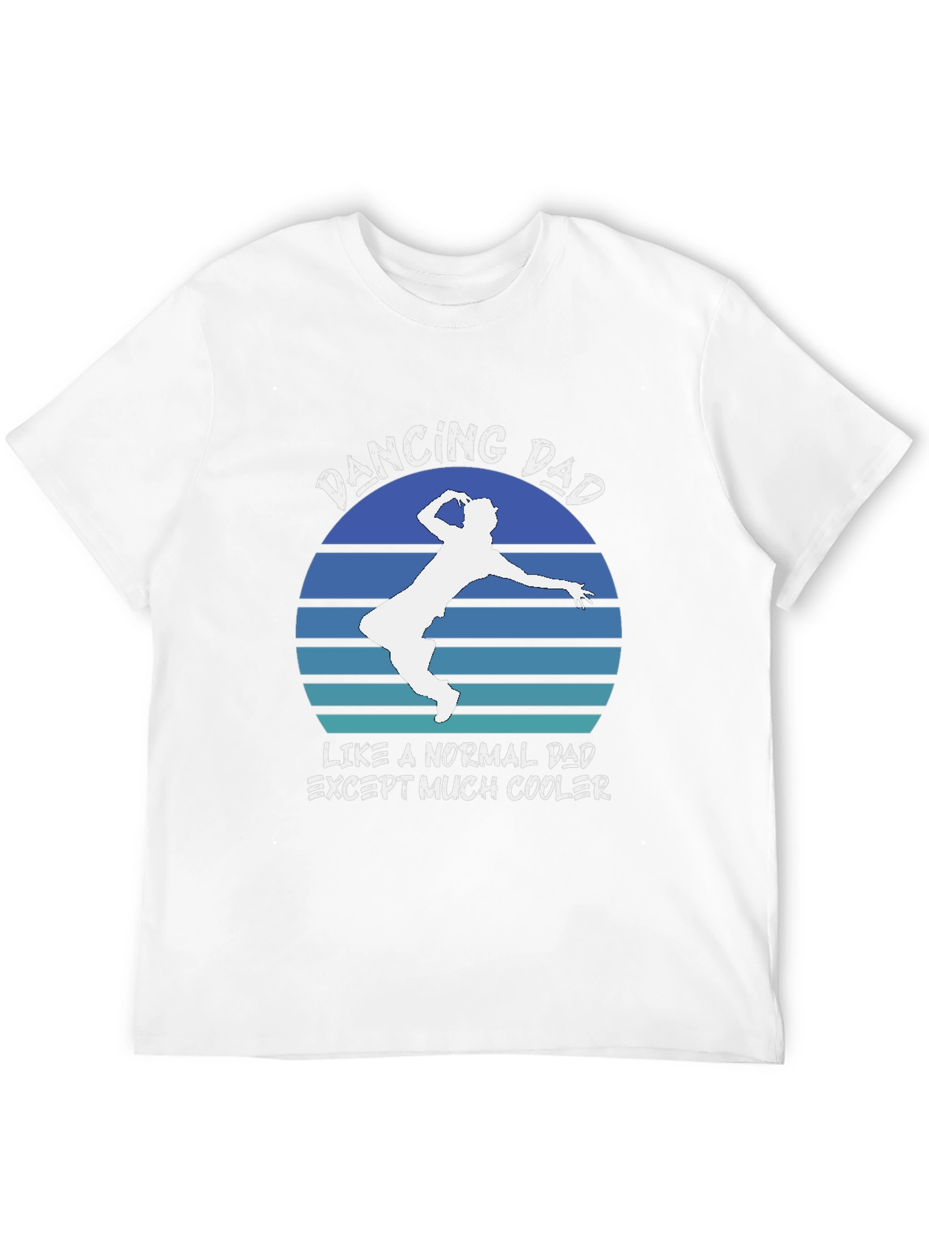 Dancing Dad Graphic T-Shirt Cool Fathers Day Gift