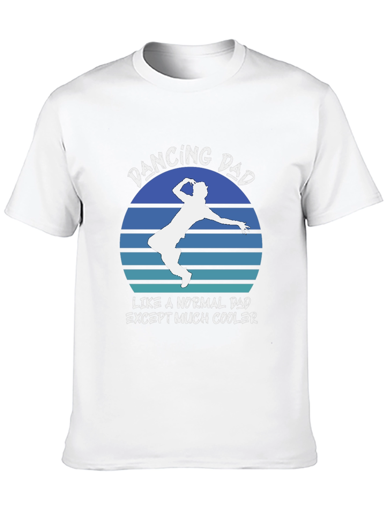 Dancing Dad Graphic T-Shirt Cool Fathers Day Gift