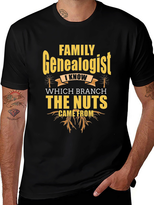 Family Genealogist Funny T-Shirt
