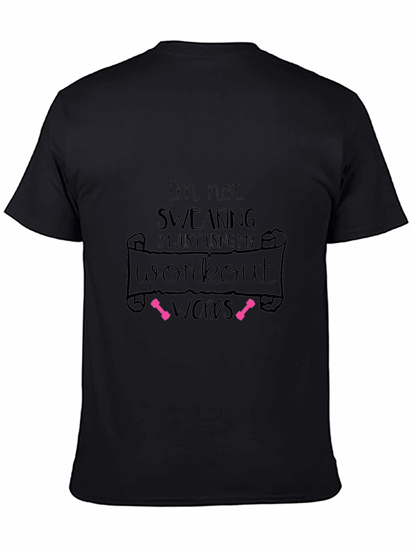 Workout Words Graphic T-Shirt