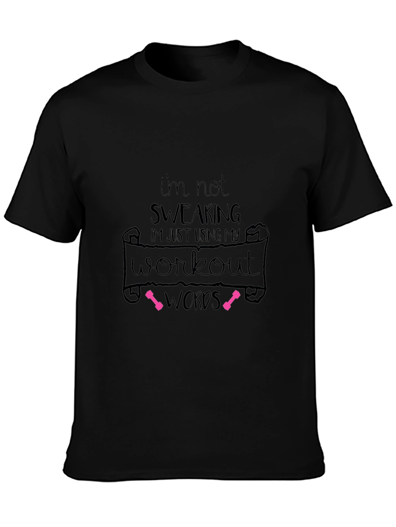 Workout Words Graphic T-Shirt