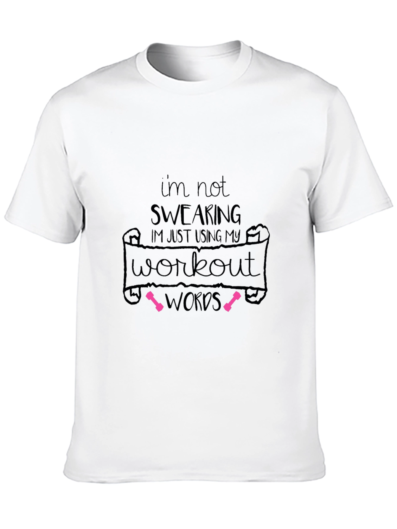 Workout Words Graphic T-Shirt